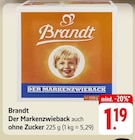 Der Markenzwieback bei EDEKA im Oftersheim Prospekt für 1,19 €