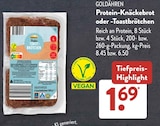 Protein-Knäckebrot oder -Toastbrötchen von GOLDÄHREN im aktuellen ALDI SÜD Prospekt für 1,69 €