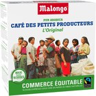 Dosettes de café - MALONGO - Carrefour à Vaulx-en-Velin Dosettes de café - MALONGO en promo chez Carrefour Vaulx-en-Velin à 5,35 €