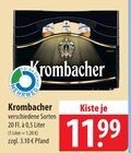 Krombacher Angebote bei famila Nordost Stralsund für 11,99 €