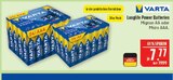 Longlife Power Batterien Mignon AA im Angebot bei Marktkauf in Schweinfurt Longlife Power Batterien Mignon AA Angebote von VARTA bei Marktkauf Schweinfurt für 7,77 €