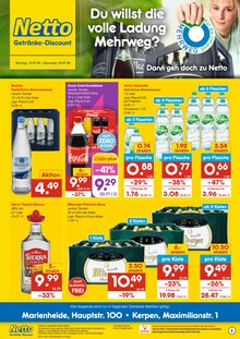Bitburger im aktuellen Netto Marken-Discount Prospekt (Gummersbach) Bitburger im Netto Marken-Discount Prospekt "DER ORT, AN DEM DU IMMER AUSGEZEICHNETE PREISE FINDEST." mit 2 Seiten (Gummersbach)
