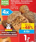 Weltmeister-, Sonnenblumen- oder Kürbiskernbrötchen bei Netto Marken-Discount im Prospekt "" für 1,00 €