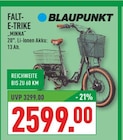 FALT-E-TRIKE "MINNA" Angebote von BLAUPUNKT bei Marktkauf Hattingen für 2.599,00 €