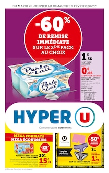 Prospectus Hyper U de la semaine "Hyper U" avec 1 pages, valide du 28/01/2025 au 09/02/2025 pour Baralle et alentours