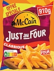 Frites Just au Four Classique Surgelées - MC CAIN en promo chez Intermarché Contact Châlons-en-Champagne à 1,73 €