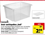 Hagebaumarkt Regenstauf - Dreh- und Stapelbox Emil Angebot im Prospekt Dreh- und Stapelbox Emil bei Hagebaumarkt im Regenstauf Prospekt für 1,79 €