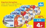 Heringsfilets Angebote von Rügenfisch bei Netto Marken-Discount Wismar für 4,00 €