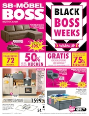 Aktueller SB Möbel Boss Prospekt mit Bett, "BLACK BOSS WEEKS", Seite 1