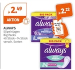 Slipeinlagen im Müller Prospekt Slipeinlagen von Always im aktuellen Müller Prospekt für 2,22 €