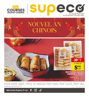 Catalogue Discount Alimentaire Supeco en cours à Quiestéde et alentours, "NOUVEL AN CHINOIS", 4 pages, 28/01/2025 - 09/02/2025