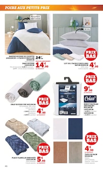Promo Drap-Housse dans le catalogue Hyper U du moment à la page 46