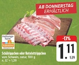 Schälrippchen oder Kotelettrippen Angebote bei EDEKA Coburg für 1,11 €