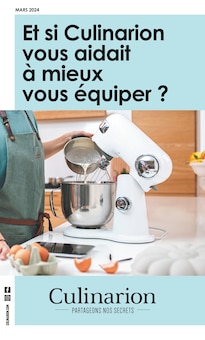 Prospectus Culinarion de la semaine "Et si CulInarion vous aidait à mieux vous équiper ?" avec 1 pages, valide du 20/03/2024 au 31/05/2024 pour Le Havre et alentours