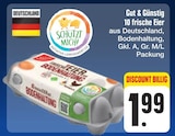 10 frische Eier Angebote von Gut & Günstig bei E center Nürnberg für 1,99 €