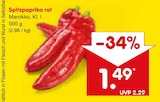 Netto Marken-Discount - Spitzpaprika rot Angebot im Prospekt Spitzpaprika rot bei Netto Marken-Discount im Prospekt "" für 1,49 €