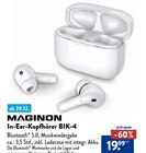 In-Ear-Kopfhörer BIK-4 Angebote von MAGINON bei ALDI Nord Nordhausen für 19,99 €