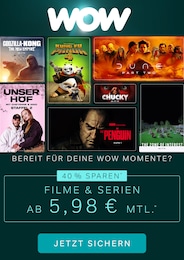 WOW Prospekt für Wörth: "Filme und Serien ab 5,98€ mtl.", 1 Seite, 11.11.2024 - 17.11.2024