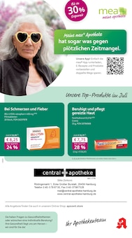 mea - meine apotheke Prospekt Unsere Juli-Angebote mit 4 Seiten