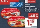 Heringsfilets Tomaten-Creme im ALDI SÜD Prospekt Heringsfilets Tomaten-Creme von Hawesta im aktuellen ALDI SÜD Prospekt für 1,19 €