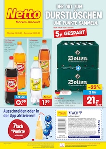 Bier im Netto Marken-Discount Prospekt "Aktuelle Angebote" mit 61 Seiten (Würselen)
