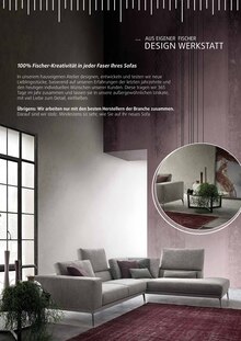 Sofa im aktuellen Polstermöbel Fischer Prospekt (Erlangen) Sofa im Polstermöbel Fischer Prospekt "AUS EIGENER DESIGN WERKSTATT" mit 22 Seiten (Erlangen)