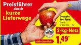 Aktuelles Deutsche Rote Äpfel Angebot bei Lidl in Mülheim (Ruhr) ab 1,49 €