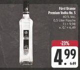 Premium Vodka No. 5 Angebote von Fürst Uranov bei E center Schwabach für 4,99 €