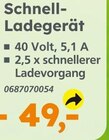 Schnell-Ladegerät im Angebot bei Globus-Baumarkt in Erftstadt Schnell-Ladegerät Angebote bei Globus-Baumarkt Erftstadt für 49,00 €
