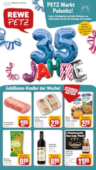 REWE Pulsnitz Prospekt der aktuellen Woche, gültig von 31.08.2026 bis 05.09.2026 Aktueller REWE Pulsnitz Prospekt "Dein Markt" mit 32 Seiten