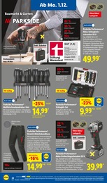 Lidl Bohrmaschine im Prospekt 