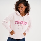 Sweat à capuche hoodie rose clair femme dans le catalogue La Halle
