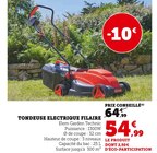 Tondeuse électrique filaire en promo chez Hyper U Périgueux à 54,99 €