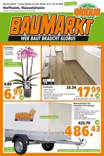 Globus-Baumarkt Prospekt für Mörfelden-Walldorf mit 28 Seiten Globus-Baumarkt Prospekt für Mörfelden-Walldorf: "WER BAUT BRAUCHT GLOBUS", 28 Seiten, 27.09.2020 - 02.10.2020