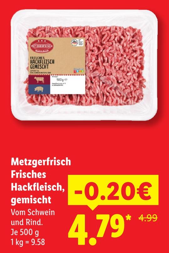 Frisches Hackfleisch, gemischt
