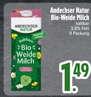 Bio-Weide Milch von Andechser Natur im aktuellen EDEKA Prospekt für 1,49 €