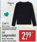 Aktuelles Langarmshirt Angebot bei ALDI Nord in Potsdam ab 2,99 €