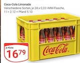 Aktuelle Coca Cola Angebote bei GLOBUS in Hofheim (Taunus) Aktuelles Limonade Angebot bei GLOBUS in Hofheim (Taunus) ab 16,79 €