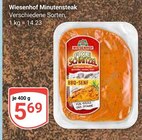 Minutensteak Angebote von Wiesenhof bei GLOBUS Neubrandenburg für 5,69 €