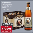 Getränke König - Hefeweissbier Angebot im Prospekt Hefeweissbier bei Getränke König im Prospekt "" für 15,99 €