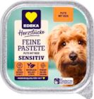 Hunde Nassnahrung im Angebot bei Marktkauf in Wismar Hunde Nassnahrung Angebote von EDEKA Herzstücke bei Marktkauf Wismar für 0,39 €