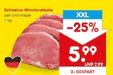 Aktuelles Schweine-Minutensteaks Angebot bei Netto Marken-Discount in Fürth ab 5,99 €