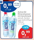 Mineralwasser mit Geschmack Cherry von Active O2 im aktuellen budni Prospekt