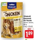 Kausnack für Hunde Angebote von Vitakraft bei E center Bietigheim-Bissingen für 1,89 €