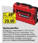 Systemkoffer E-Case S-F Angebote von Einhell bei Herbrügger Lünen für 29,99 €
