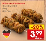 Hähnchen-Kebabspieß ChimiChurri Chili Angebote bei Netto Marken-Discount Mülheim für 3,99 €