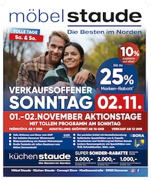 Möbel Staude Bad Nenndorf Prospekt der aktuellen Woche, gültig von 27.10.2025 bis 01.11.2025 Aktueller Möbel Staude Bad Nenndorf Prospekt "Die Besten im Norden!" mit 24 Seiten