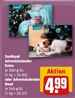 Adventskalender Katze oder Adventskalender Hund von ZooRoyal für 4,99 € bei REWE im Angebot Adventskalender Katze oder Adventskalender Hund von ZooRoyal im aktuellen REWE Prospekt
