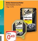 Katzennassfutter im Angebot bei GLOBUS in Amberg Katzennassfutter Angebote von Sheba bei GLOBUS Amberg für 0,49 €