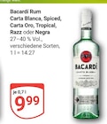 Rum Carta Blanca Angebote von Bacardí bei GLOBUS Rüsselsheim für 9,99 €
